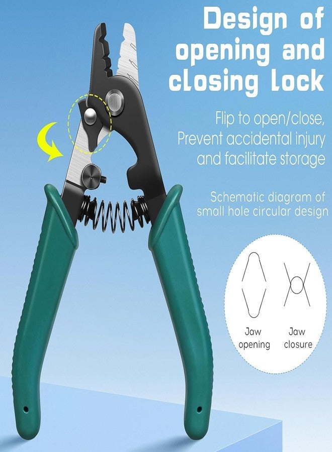 Corslet High Precision Optical Fiber Stripper 125渭m-3mm Outer Coating Stripping Three-Port Optical Fiber Stripping Pliers (2) - Image 5