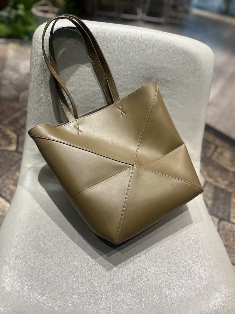 Geometric Folding Tote Bag Women'S Large Capacity Fashionable Commuter All-Match Shoulder Bag Handbag - Image 4