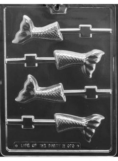 Grandmama's Goodies N070 Mermaid Tail Lollipop Lolly Chocolate Candy Soap Mold With Exclusive Molding Instructions …  - Image 1