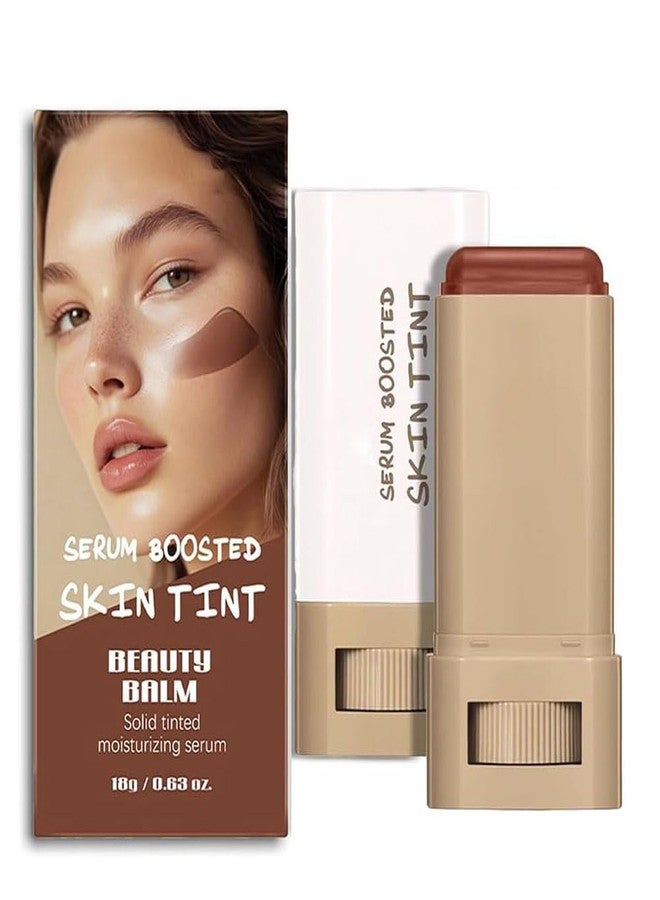 Gecomo Beauty Balm Serum Boosted Skin Tint-A 3-in-1combining Foundation Stick, Lightweight solid Tinted Moisturizing Serum Contour Foundation Face for Women，Buildable Medium-to-Full Coverage(#02) - Image 1