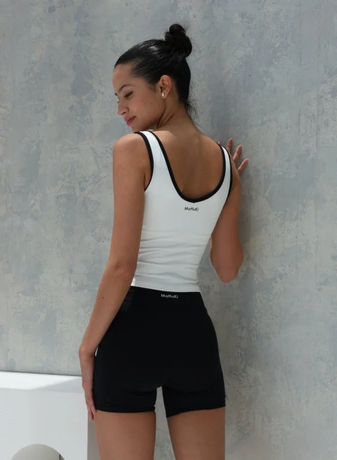 Mohuki White Contour Active Tank for Women | Best Price UAE