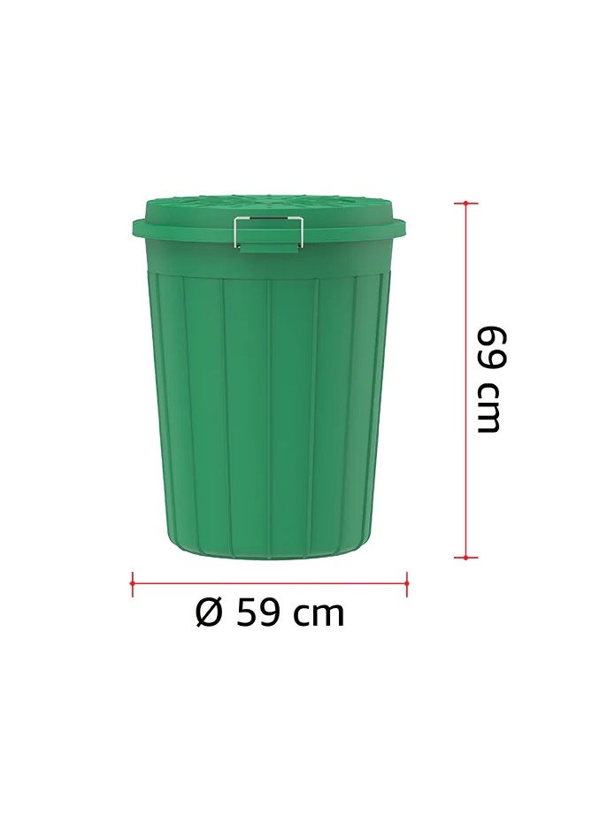 Cosmoplast Cosmoplast 125L Round Plastic Drums with Lid  - Image 2