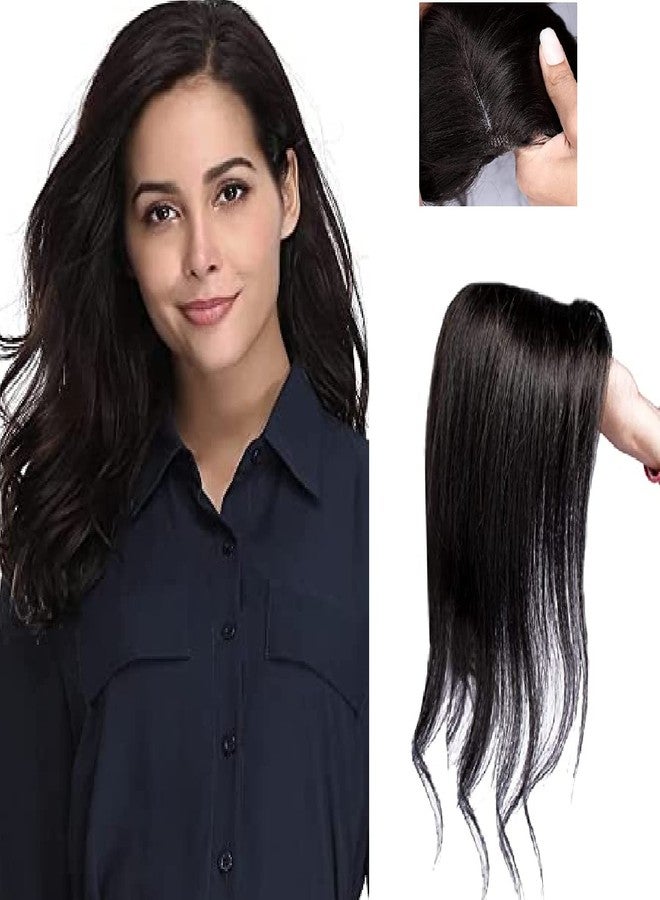 فولي باروكة شعر طبيعي بالكامل مع وصلة دانتيل/غطاء شعر للنساء والفتيات (بني) - Image 1