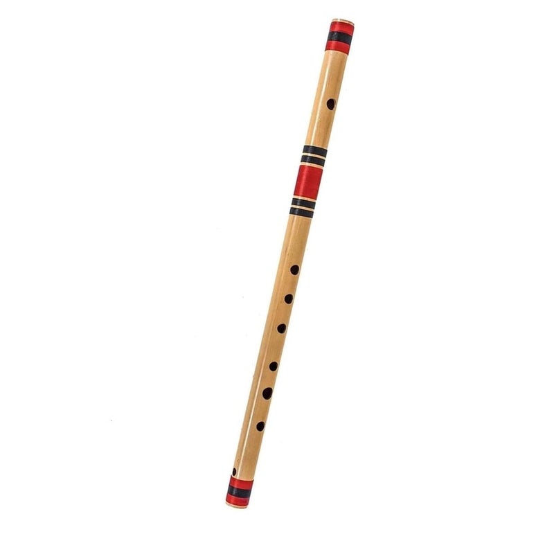 IBDA Bamboo Bansuri| C Natural Medium Scale| for Professional/Beginner/Kids| 19 inch Basuri| Flute Musical Instrument| 48 cms - Image 1