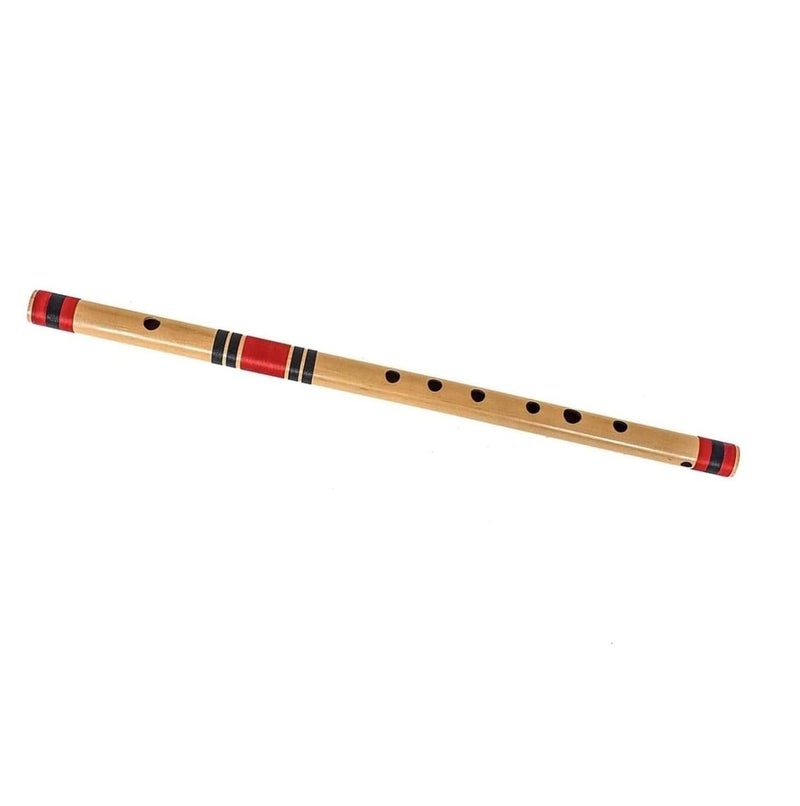 IBDA Bamboo Bansuri| C Natural Medium Scale| for Professional/Beginner/Kids| 19 inch Basuri| Flute Musical Instrument| 48 cms - Image 2