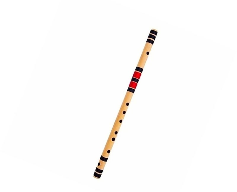 IBDA Bamboo Bansuri| C Natural Medium Scale| for Professional/Beginner/Kids| 19 inch Basuri| Flute Musical Instrument| 48 cms - Image 4