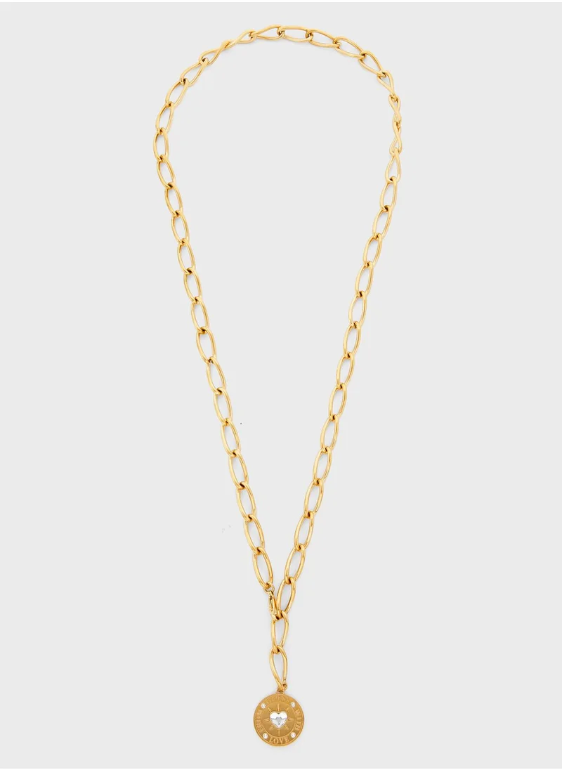 GUESS Coin Layered Necklace