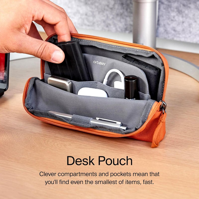 Orbitkey Orbitkey Desk Pouch  Terracotta - Image 2