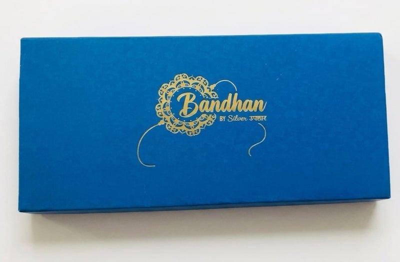 BANDHAN 925 SILVER RAKHI KHUSHBOO JEWELES - Image 2