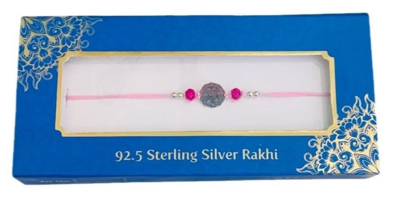 BANDHAN 925 SILVER RAKHI KHUSHBOO JEWELES - Image 1