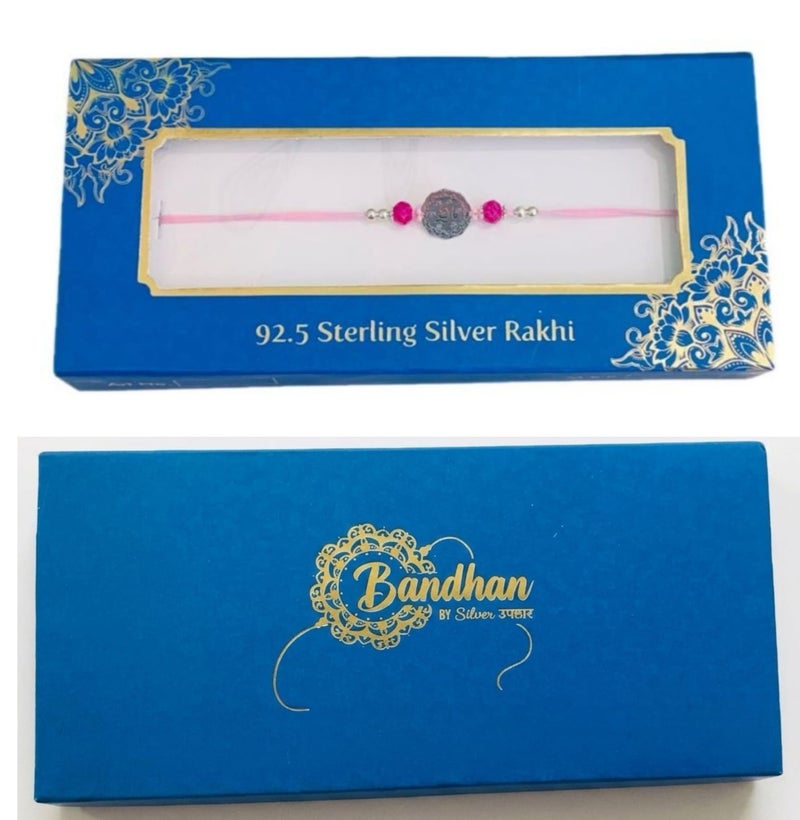 BANDHAN 925 SILVER RAKHI KHUSHBOO JEWELES - Image 3