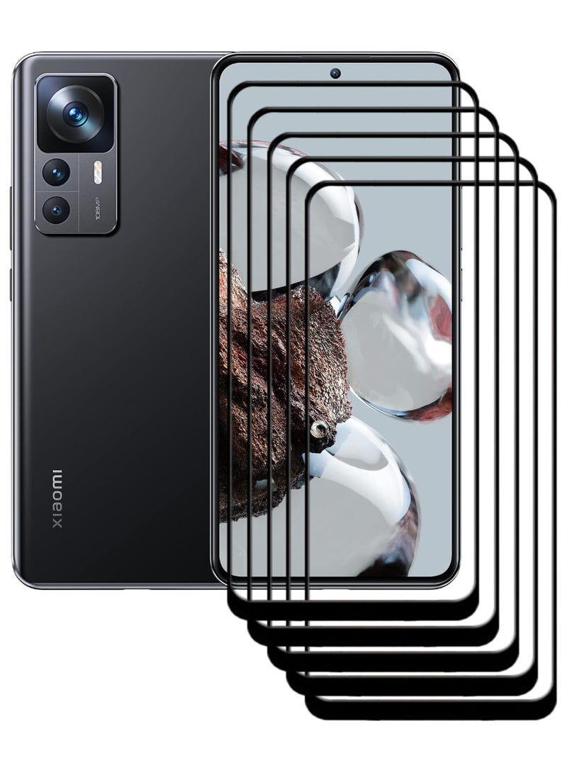ACLIX 5 Pieces Antistatic ESD Dustproof Premium Quality High Definition Tempered Glass Screen Protector Designed For Xiaomi 12T - Image 1