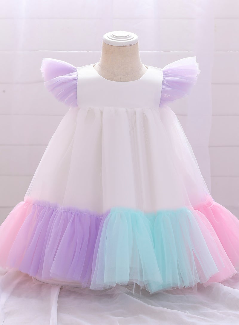 D'Daniela Pastel Tulle Dress - Image 1