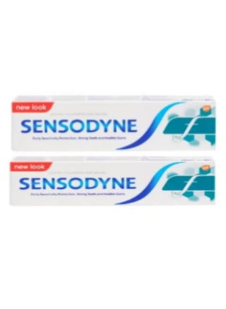 2 pieces of fluoride toothpaste for sensitive teeth 75 ml
