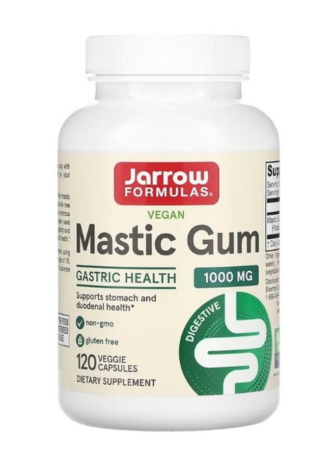 jarrow formulas Mastic Gum 500 mg 120 Veggie Capsules - Image 1