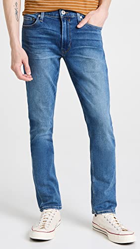 PAIGE Men's Lennox Transcend Vintage Slim Jeans, Cartwright, Blue, 29 - Image 2