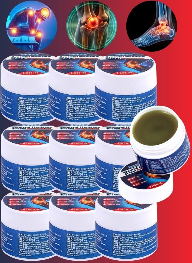 Sumifun 10 قطع مجموعة (10 جرام * 10) كريم تخفيف آلام الغضروف المفصلي كريم تخفيف آلام المفاصل كريم العناية بالركبة جل علاج العناية بالمفاصل مرهم تخفيف آلام الغضروف كريم علاج المفاصل والعظام كريم مهدئ للمفاصل - Image 1