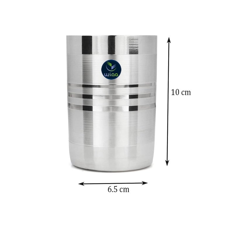 WIAA Stainless Steel Glass Set for Water Beverages300ml Set of 12pc - Image 4