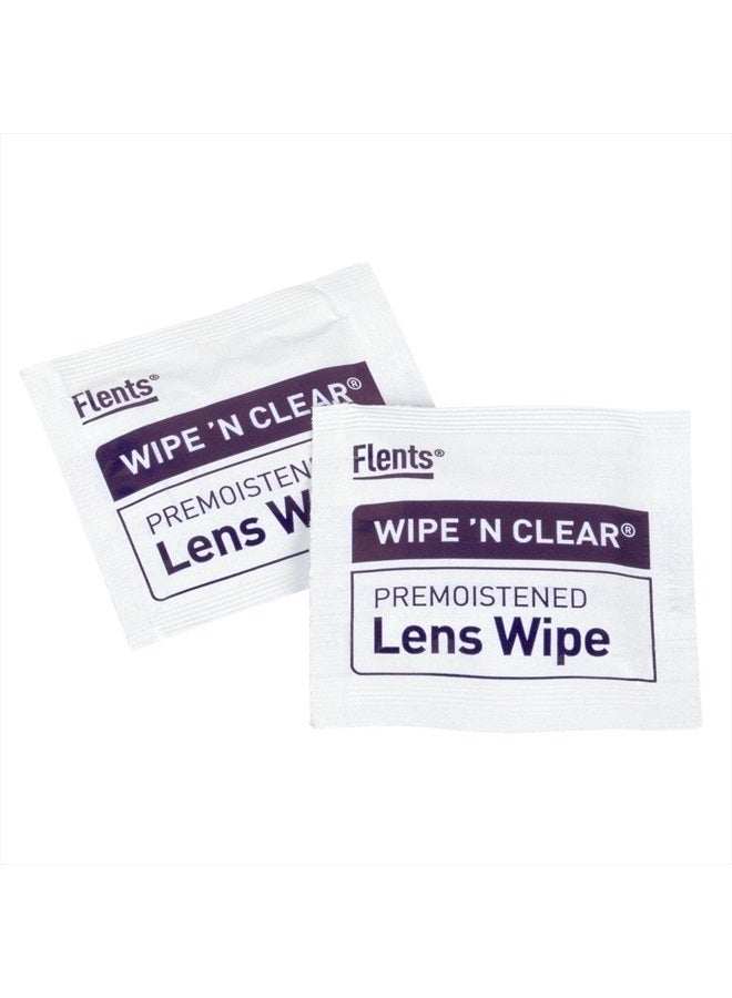 Flents Wipe'N Clear Lens Wipes by Flents, 100 Lens Cleaning Wipes, Anti-Streak & Fast Drying, 5"x6",100 Count - Image 2