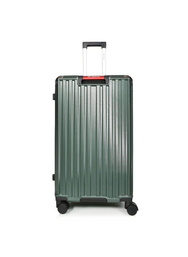 مورانو طقم شنط سفر من مورانو بإطار ألمنيوم بتصميم عصري وأنيق و قفل محكم مرقم للأمان وحامل أكواب وجوال لون أخضر مقاسات: 28''-24''-20'' إنش - Image 5