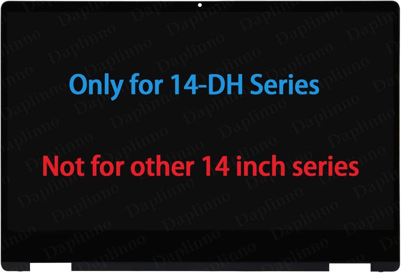 L51119001 14 Screen Replacement for HP Pavilion x360 14DH Series 14dh2051wm 14mdh1001dx 14mdh0001dx 14mdh0003dx LCD Display Touch Screen Digitizer Assembly Bezel with Board FHD
