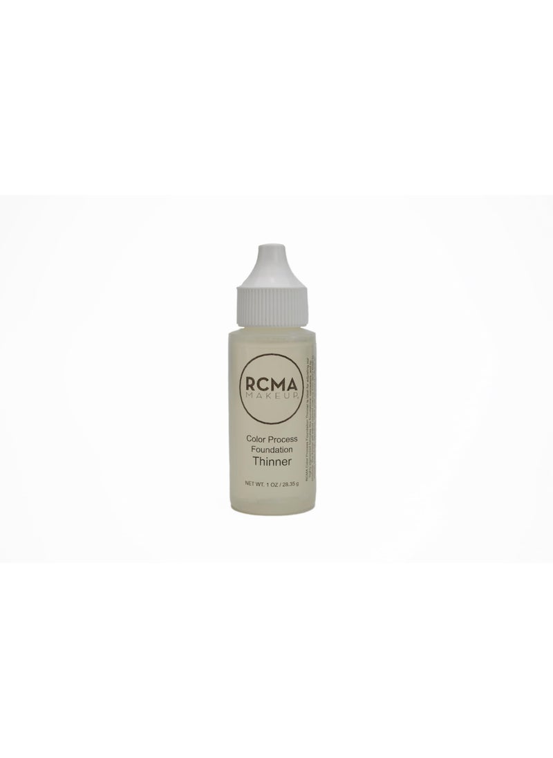 RCMA MAKEUP RCMA Color Process Foundation Thinner - Customize and Revive Your Makeup Products with Precision - 1fl oz (30ml) 