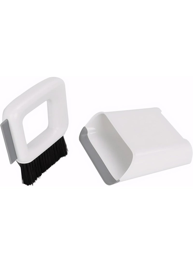 UV Enterprises Mini Dustpan and Brush Set, Portable Handheld Wisp Broom for Keyboard, Countertops - Image 1