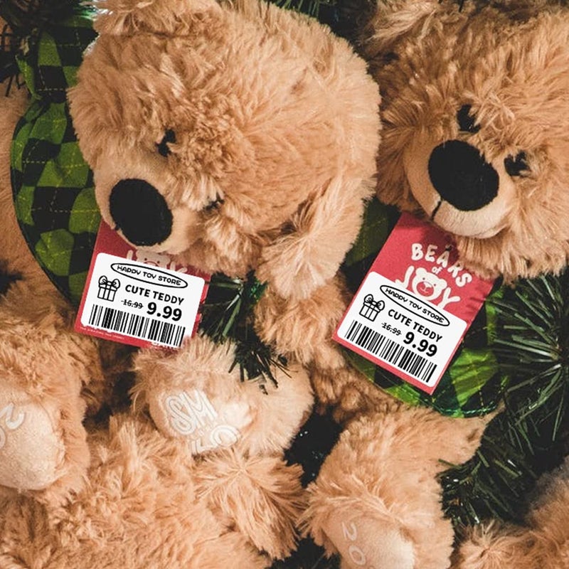 phomemo ملصقات فوميمو M110 ورق ملصقات حراري ذاتي اللصق 1.57"x1.18" (40x30mm) 3 لفات/690 قطعة، ملصقات أسماء متعددة الأغراض لطابعات M110 M220 M221 M250 M260 M100 لرمز الشريط والعنوان ومدرسة الأطفال - Image 2