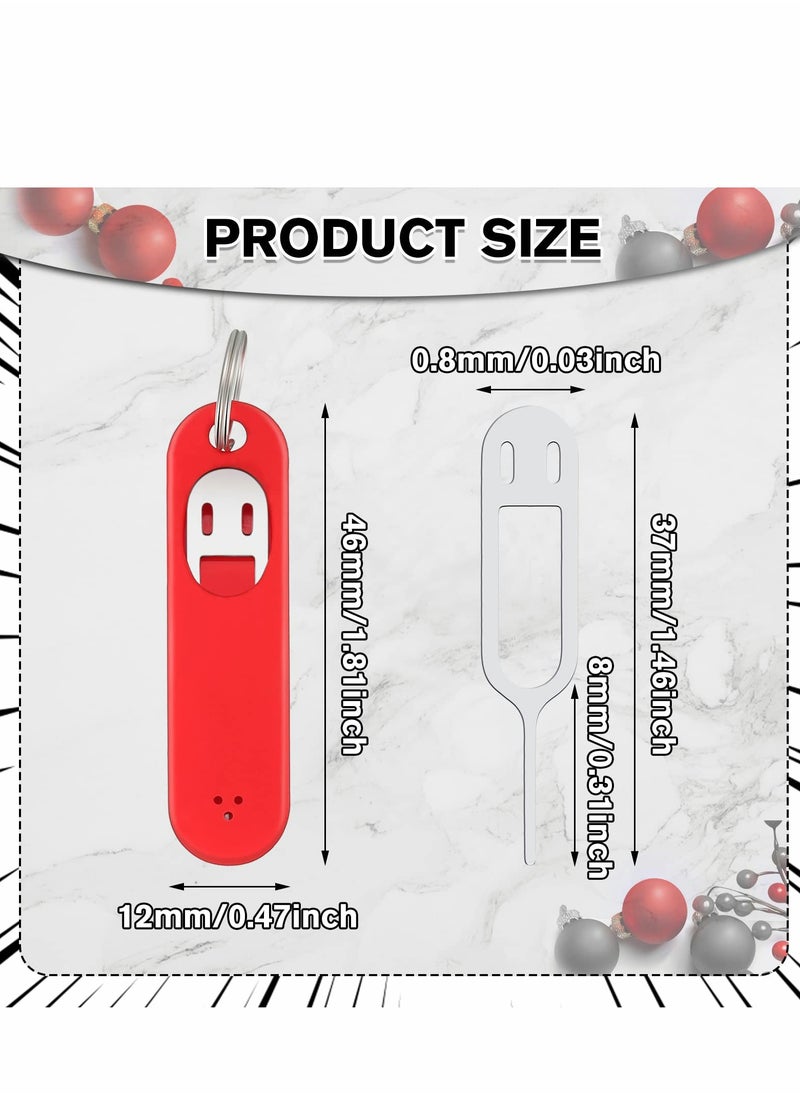 SYOSI - 6 Pieces Sim Card Removal Tool - Sim Card Tray Pin Eject Removal Tool Pin Opener for Most Smartphones Sim Card Tool Opener Silicone Cover Eject Pin Smartphone Pin - Image 1