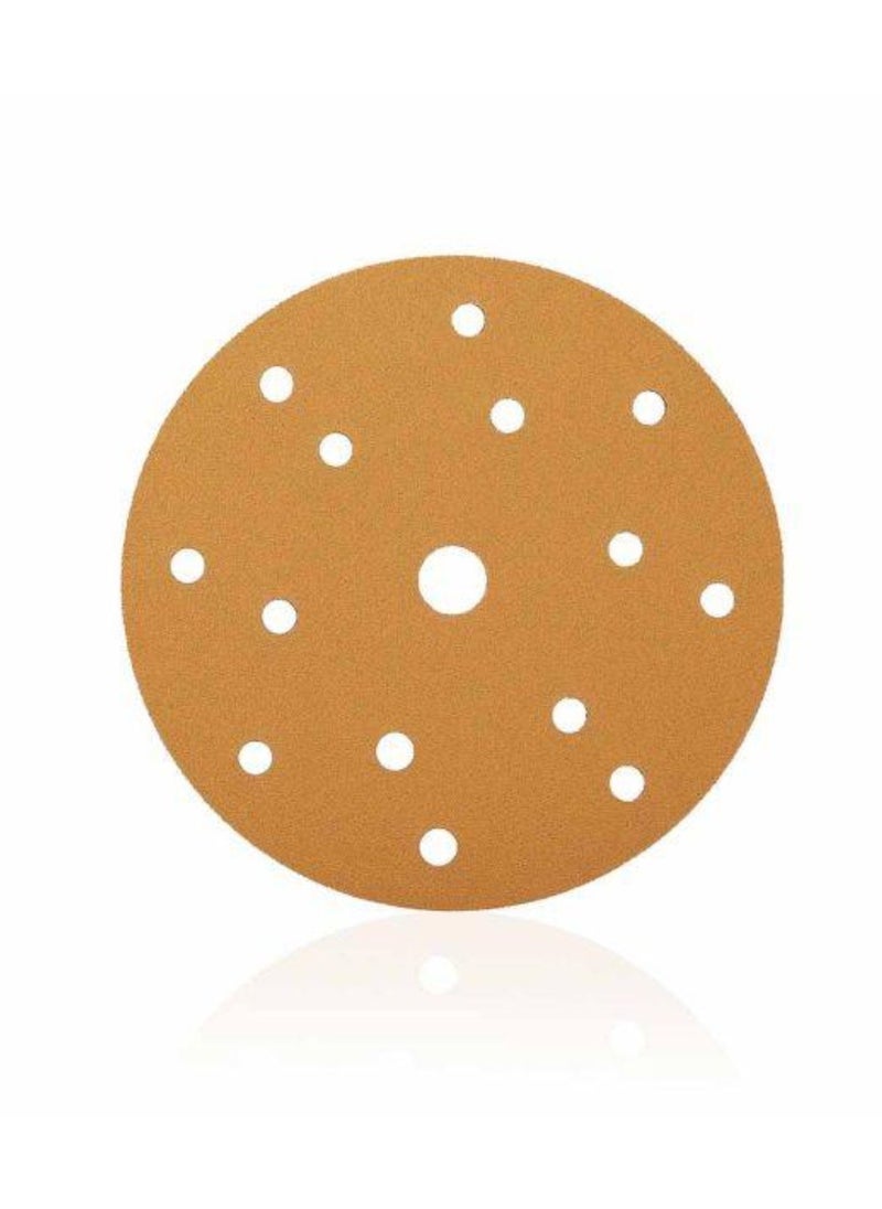 RHINOMOTIVE Automotive MULTI-PURPOSE GOLD Abrasive Discs Grit 400 100Pcs  - Image 2