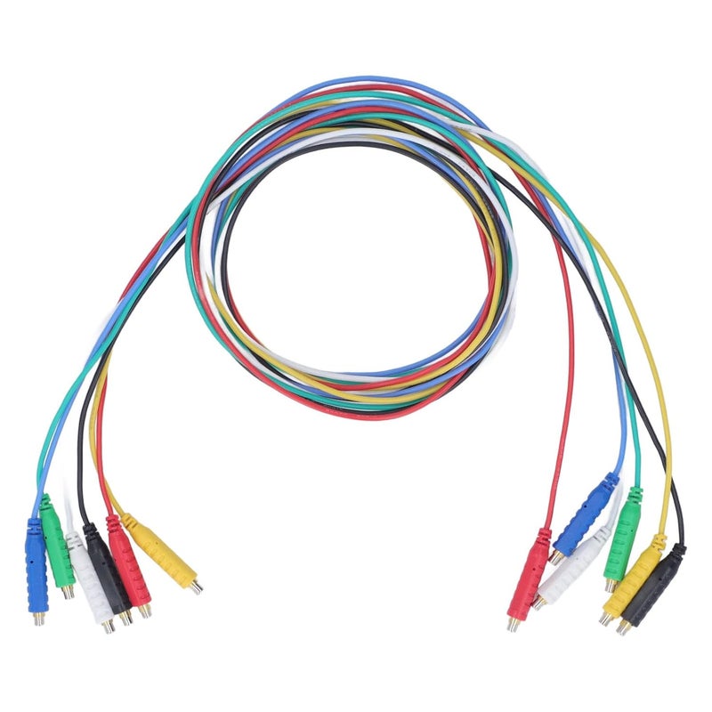 6 قطع من أسلاك الجسر المرنة المصنوعة من السيليكون مع أطراف مغناطيسية لألواح التحكم في منظمات الحرارة ومشاريع DIY لاختبار الإلكترونيات - Image 2