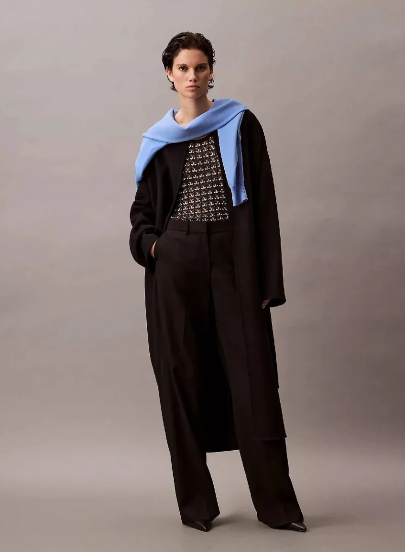 Calvin Klein Black Jacquard Textured Tank for Women | Best Price UAE