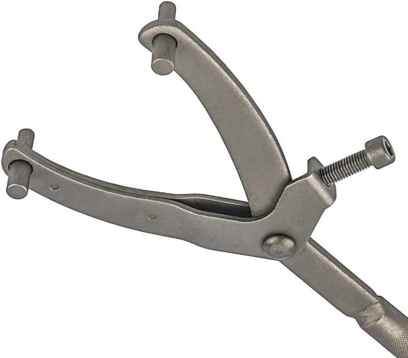 ESreake Adjustable Wrench 300mm Long Iron Material Fits Different Flywheel Sizes - Image 2