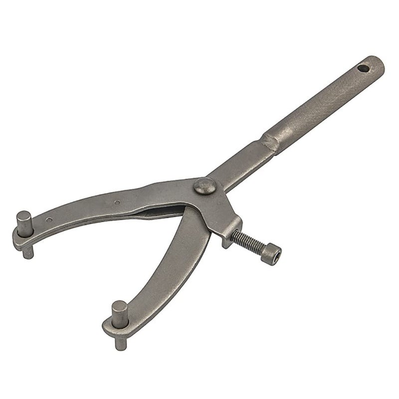 ESreake Adjustable Wrench 300mm Long Iron Material Fits Different Flywheel Sizes - Image 1