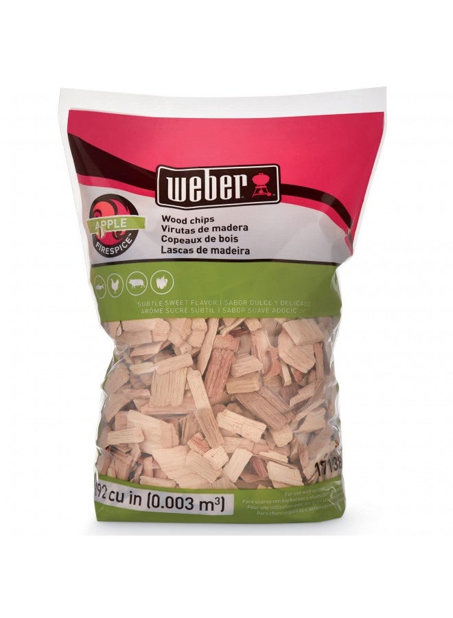 Weber Weber Apple Wood Chips, For Grilling And Smoking, 2 Lb. - Image 1