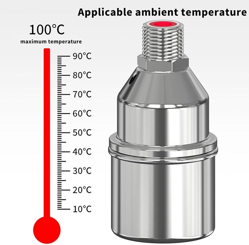 Upgraded Thickened Stainless Steel Water Level Valve Floating Ball For Tanks Pools Cooling Systems - Image 5