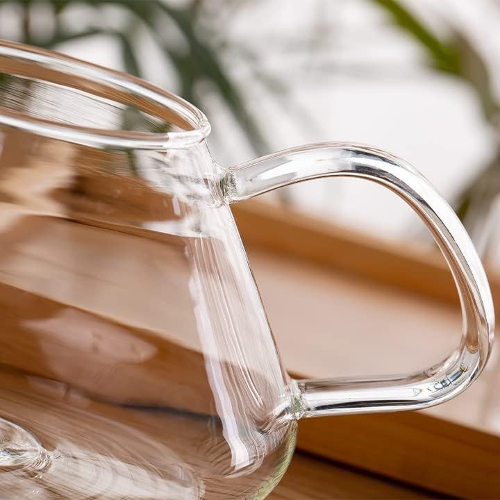 RAGYULA 1 Liter Glass KettleTeapot with Stainless Steel Infuser Lid Borosilicate Glass Tea Kettle Stovetop Safe Blooming Loose Leaf Teapot 1000 ml - Image 3
