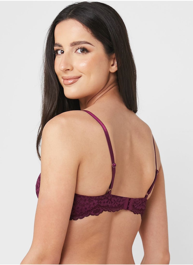 Plunge Neck Bra