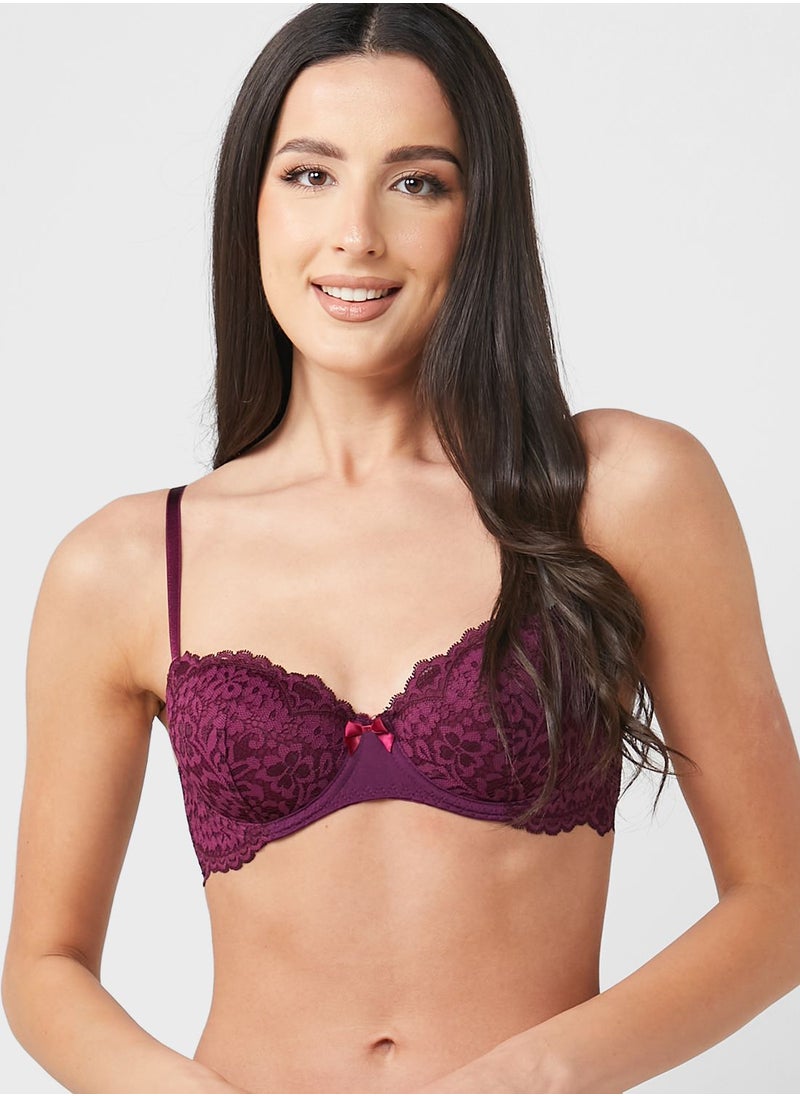 Plunge Neck Bra