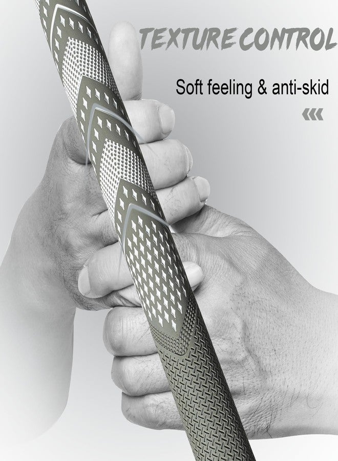 Geoleap Golf Grips Set of 13- Soft Golf Club Grips,Reduce Taper Design Provides High Traction and Performance,13 Grips with 15 Tapes and 13 Grips with All Repair Kits for Choice. (Midsize, Grey-Pro - Image 3