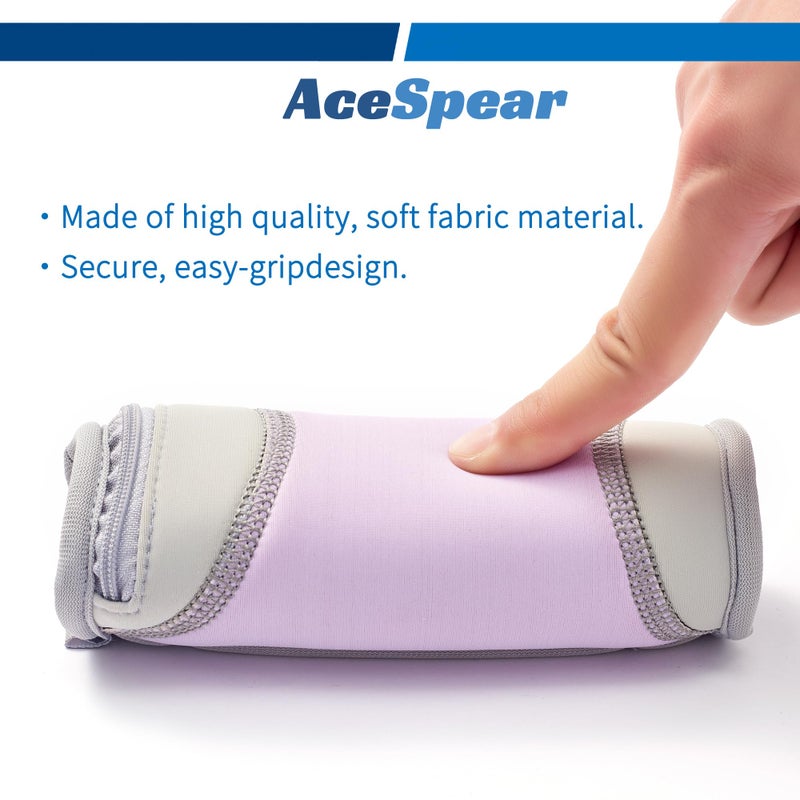 AceSpear Hand Weights for Women Men 1lb 2lbs 3lbs 4lbs Soft Dumbbells of 2, Detachable Walking Weight for Aerobics, Jogging, Running (1 lb x 2, Purple) - Image 4