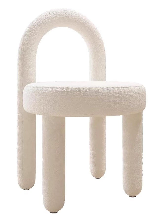 ليدين كرسي مكياج فاخر من الكشمير الأنيق لغرفة النوم أو غرفة المعيشة - Image 1