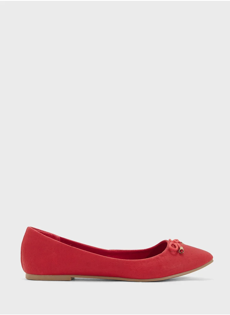 جينجر Classic Ballerina With Bow