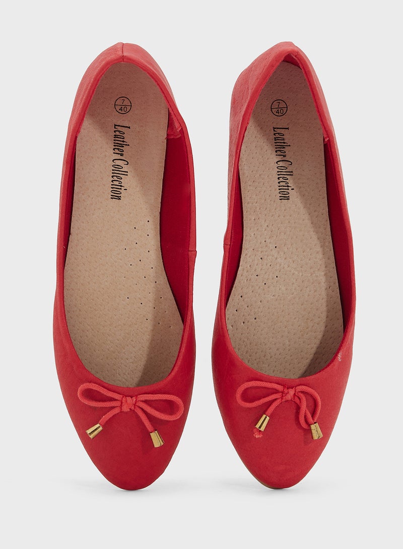 Ginger Classic Ballerina With Bow  - Image 4