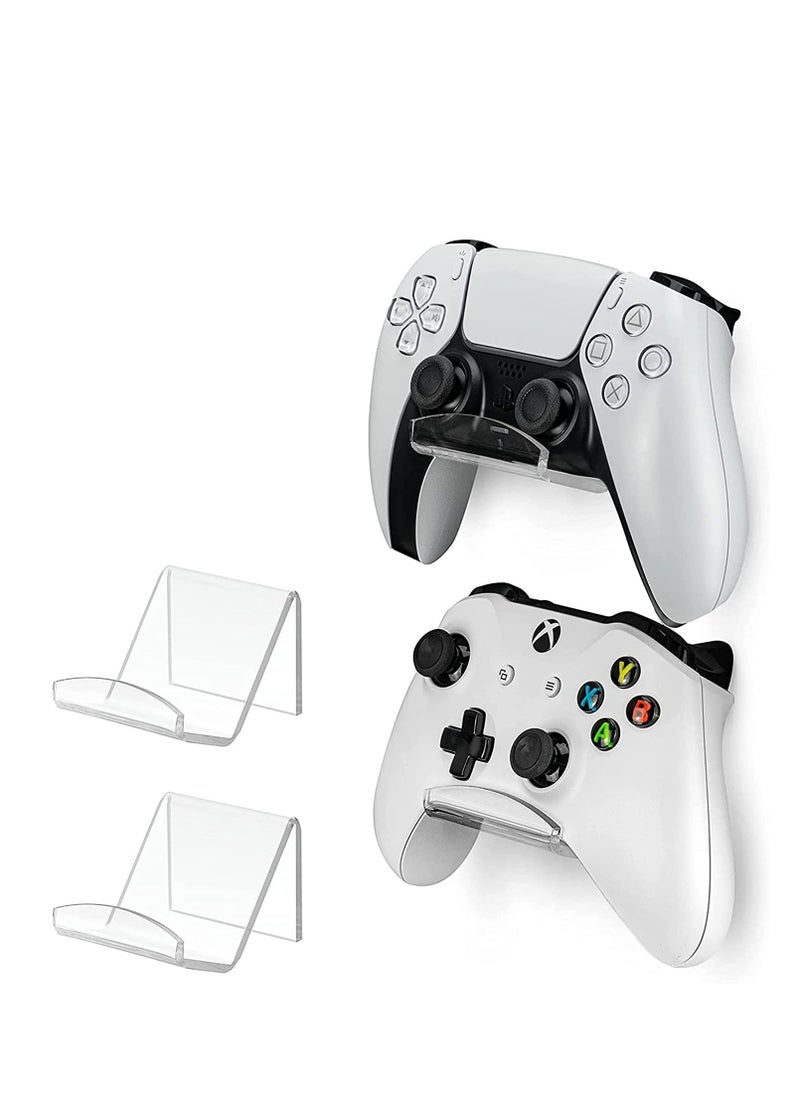 SYOSI Game Controller Wall Mount Holder Stand (4 Pack) For Xbox One Ps4 Ps5 Steam Switch Pc Universal Gamepad Accessories  - Image 2