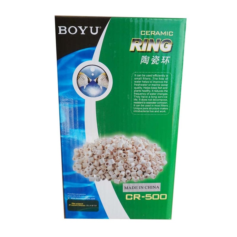 Boyu CR-500 Adi Aquarium Filter Bio Medias, White, 1 Count (Pack of 1) - Image 5