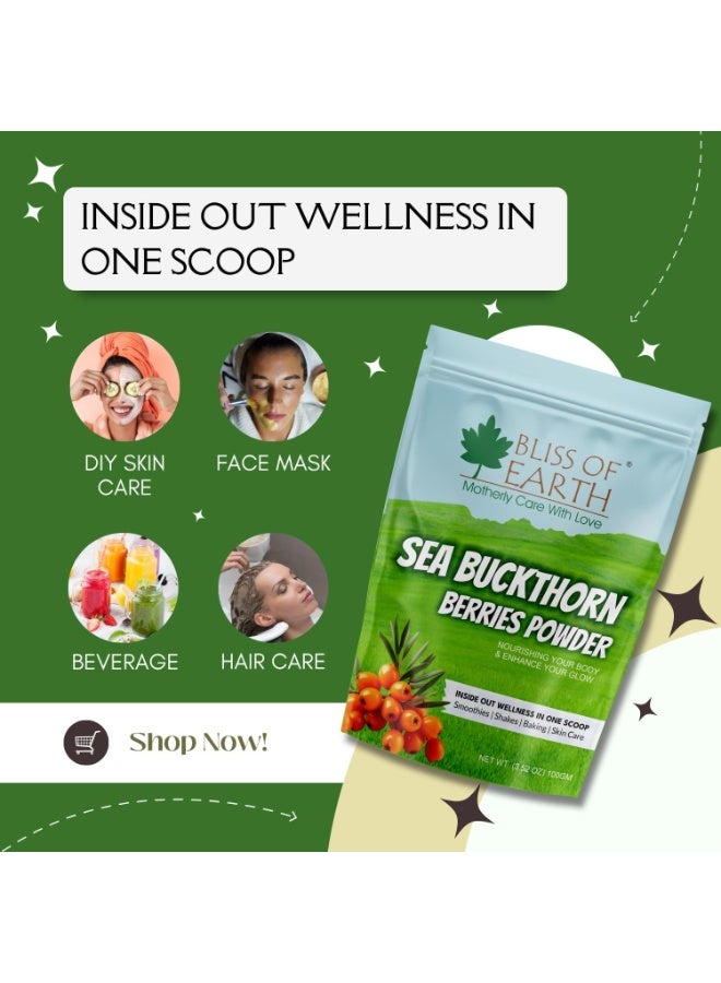 BLISS OF EARTH Sea Buckthorn Powder 100g - Image 2