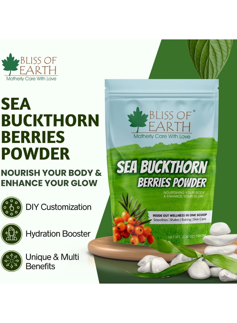 BLISS OF EARTH Sea Buckthorn Powder 100g - Image 4