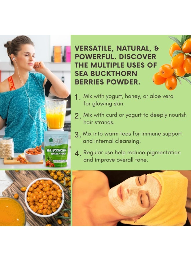 BLISS OF EARTH Sea Buckthorn Powder 100g - Image 5