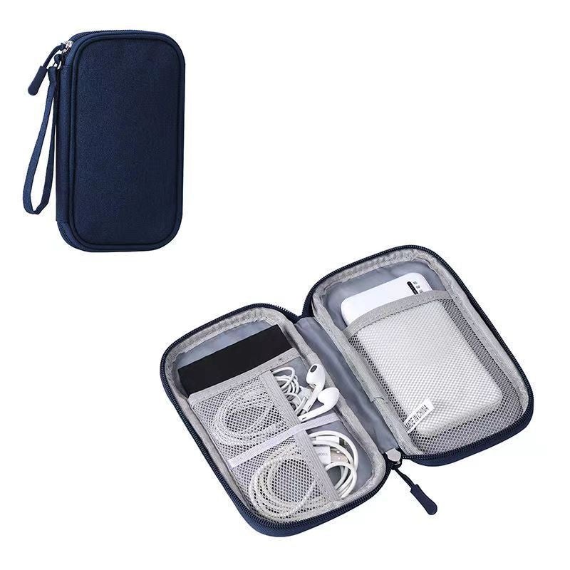 Headset Power Cord Storage Box Waterproof Multifunctional Data Cable Storage Bag Portable Three-Layer Dustproof Storage Bag - Image 1